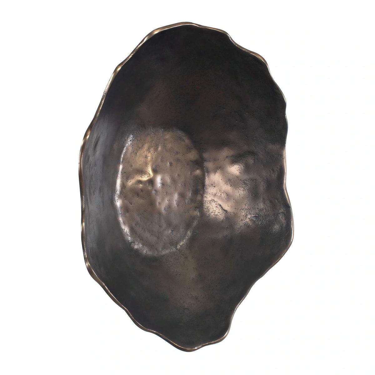 Sculptural Cast Aluminum Bowl