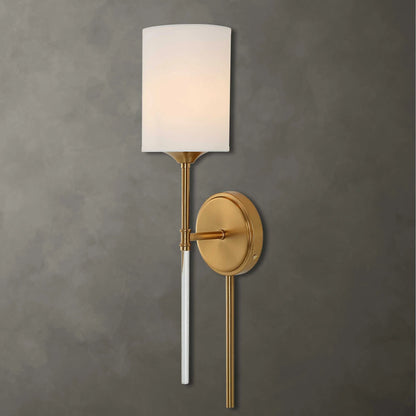 1-Light Brass Sconce