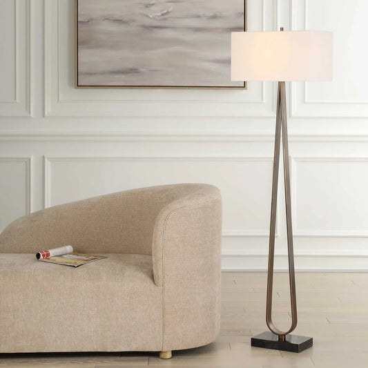 Minimalist Bronze Floor Lamp