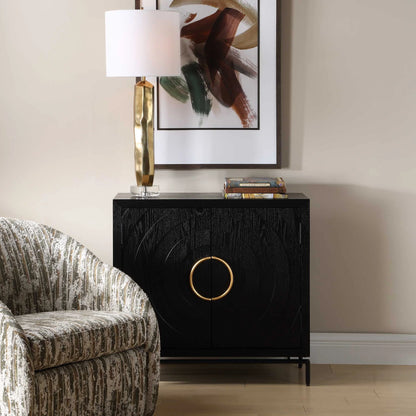 Black 2 Door Cabinet
