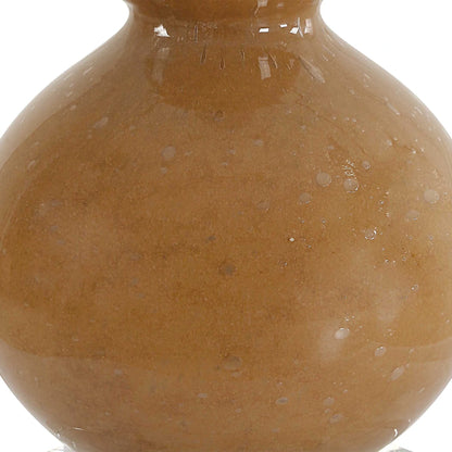 Caramel Glass Buffet Lamp