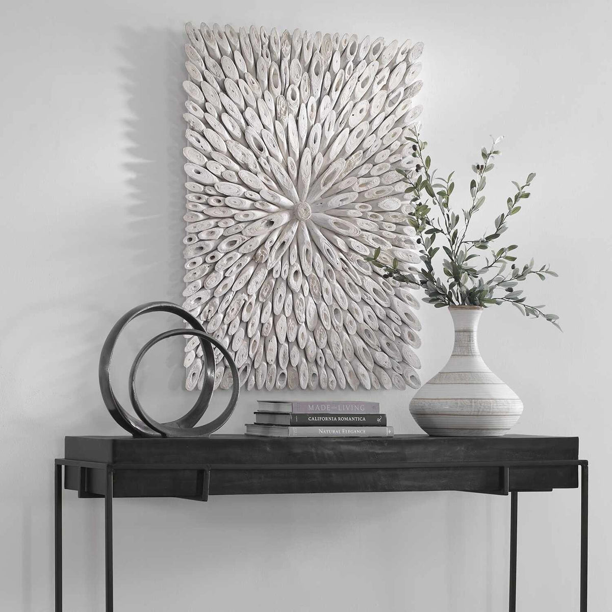 Black Wood Wall Decor