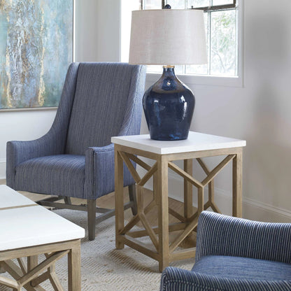 Stone End Table