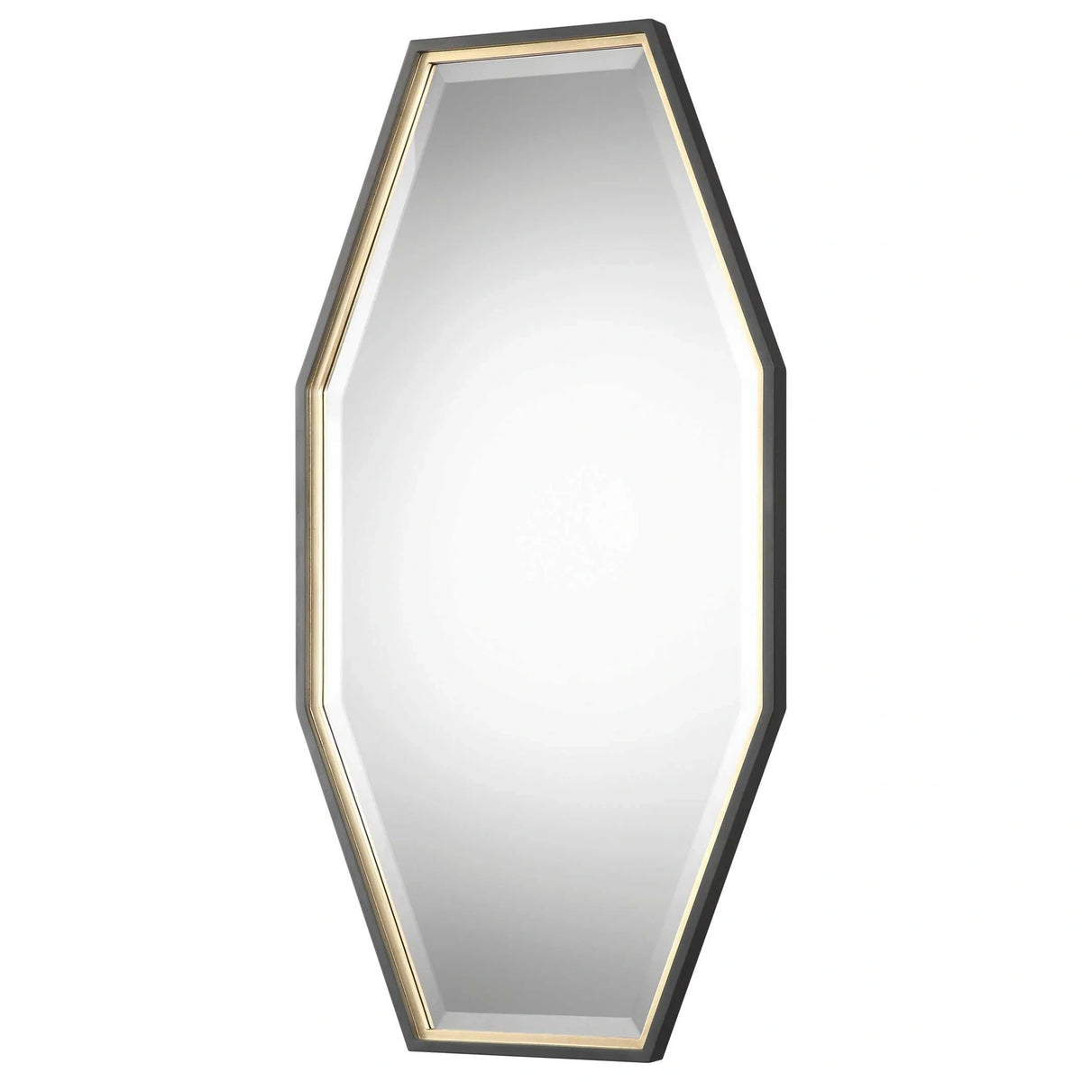 Gold Octagon Mirror