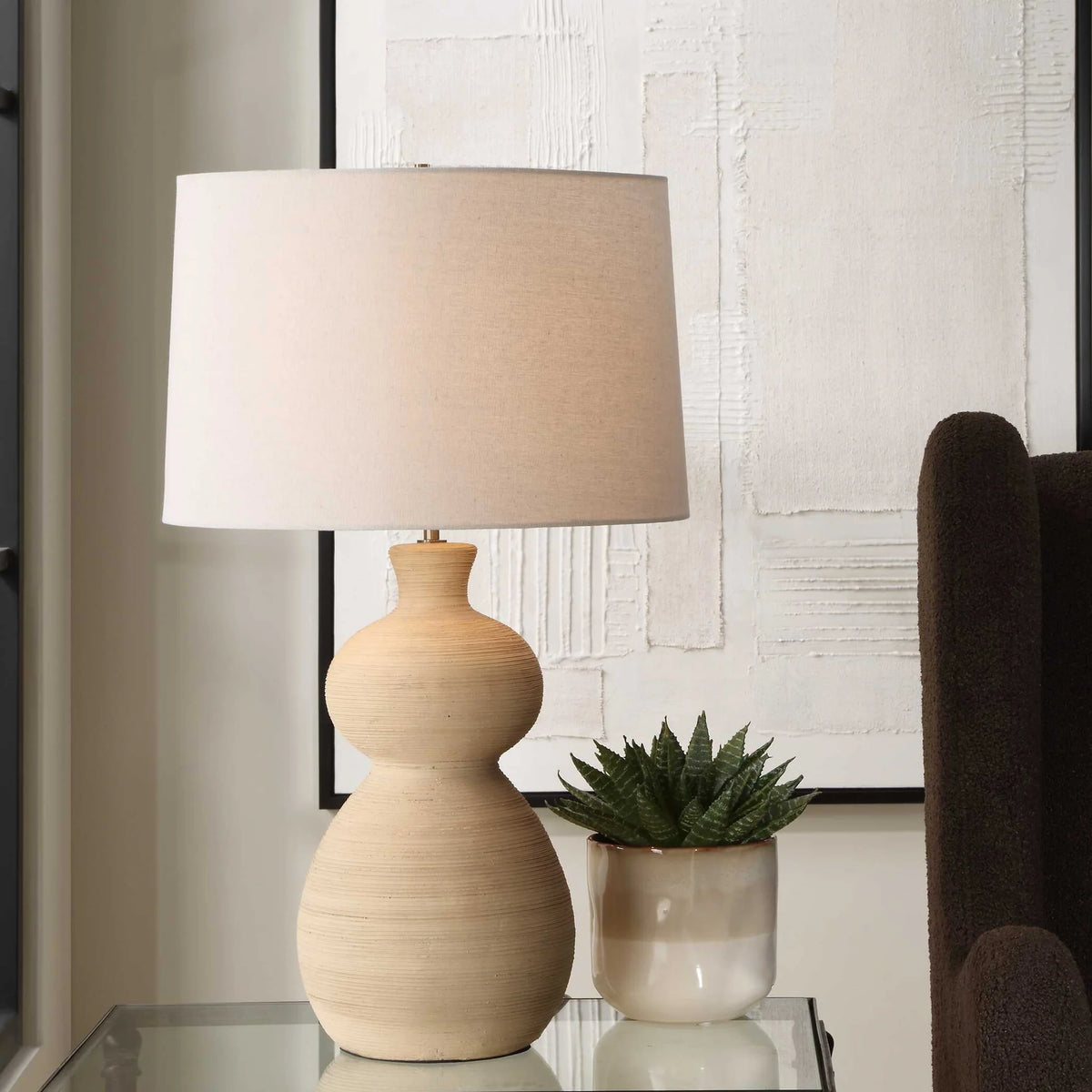 Southwest Clay Table Lamp