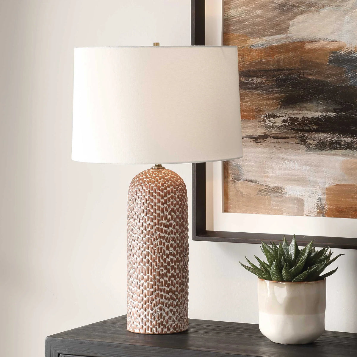 Brown Table Lamp