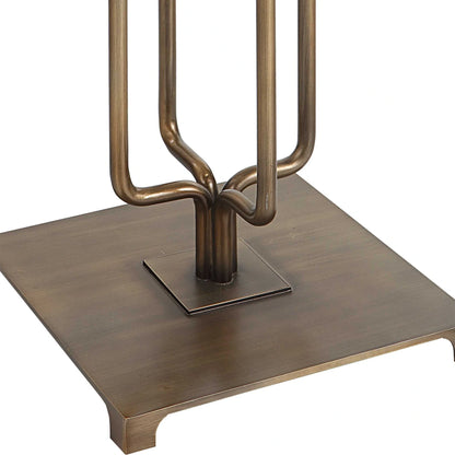 Brushed Gold Floor Lamp