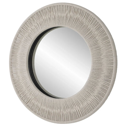 Rope-Wrapped Round Mirror