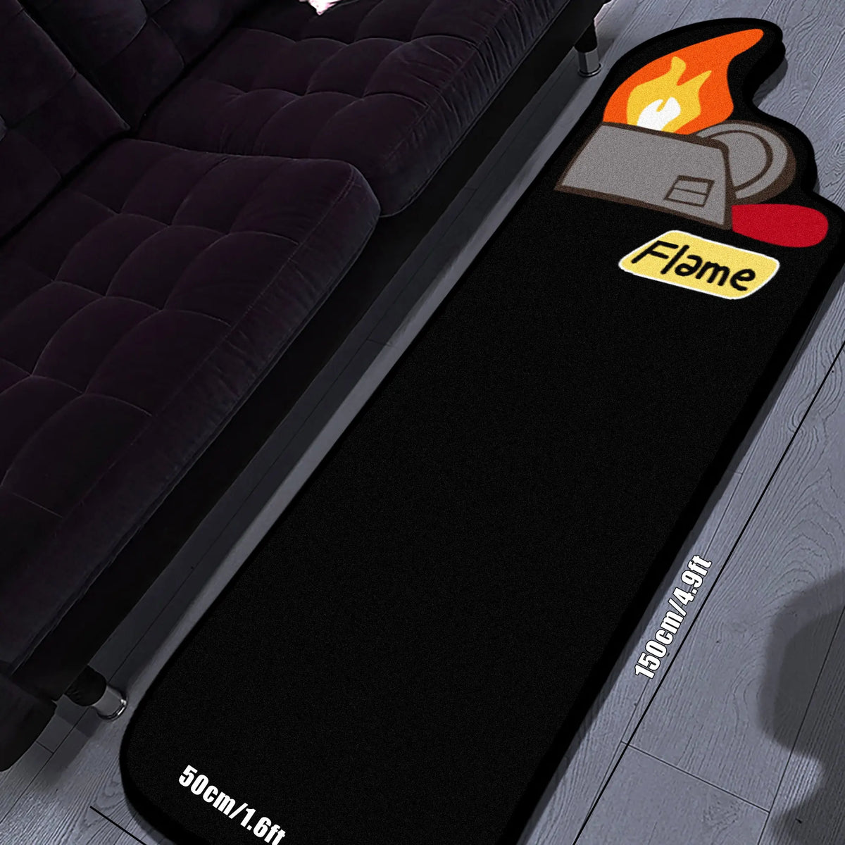 Modern Luxury Cigarette Print Carpet