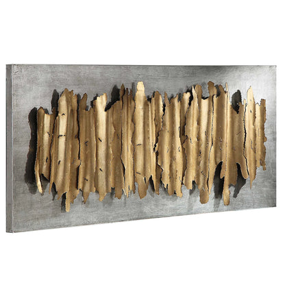 Gold Metal Wall Decor