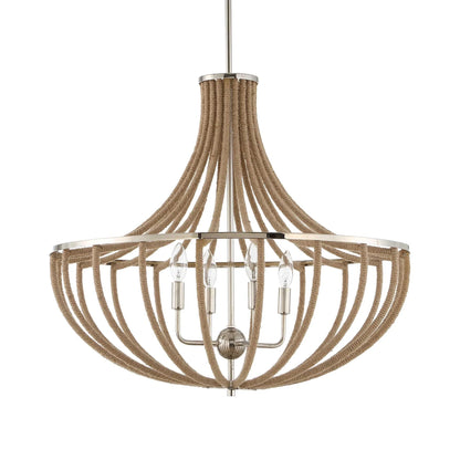4 Light Rope Empire Chandelier