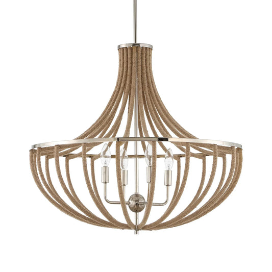 4 Light Rope Empire Chandelier