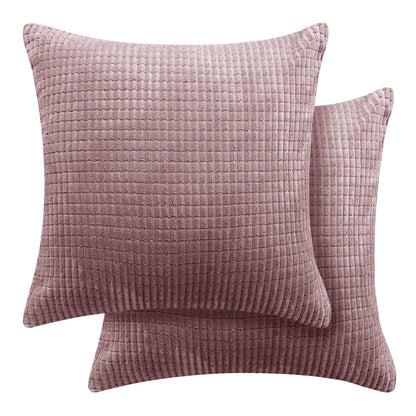 Elevate Your Home Decor with Deconovo's Luxurious Corduroy Stripe Throw Pillow Covers - Set of 2