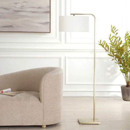 Antique Brass Floor Lamp