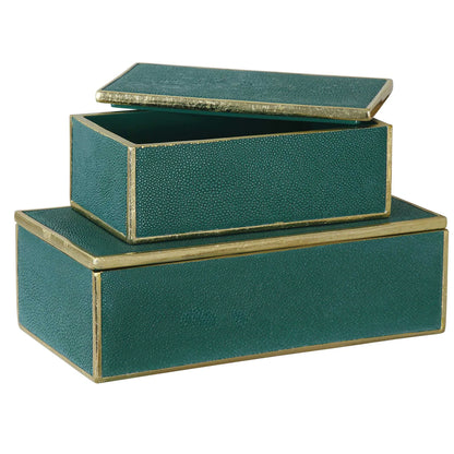 Emerald Green Boxes Set/2