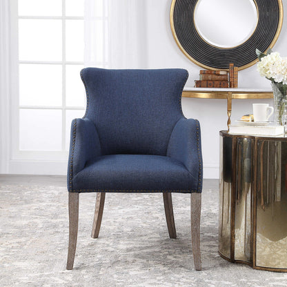 Blue Wing Chair