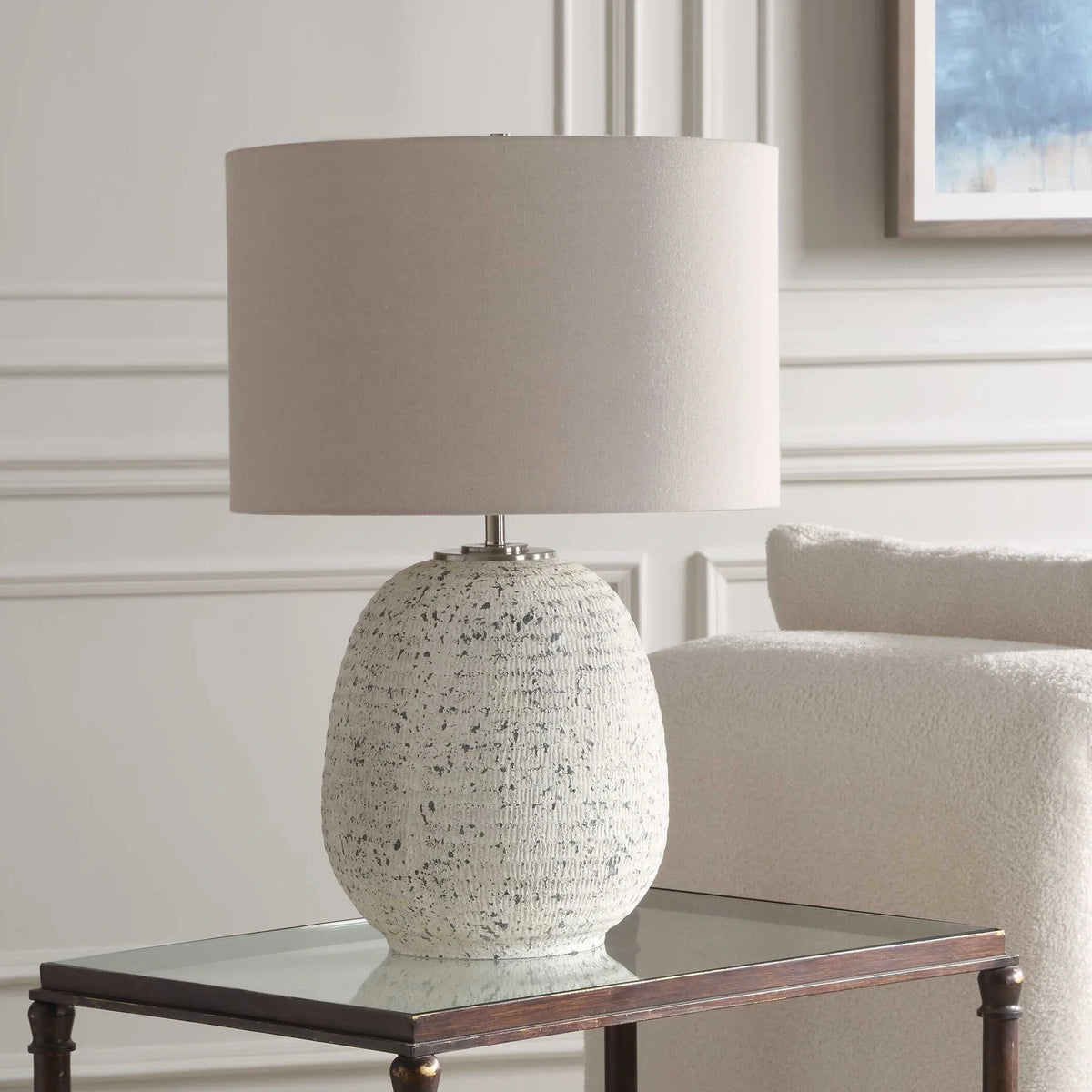 Stone Table Lamp