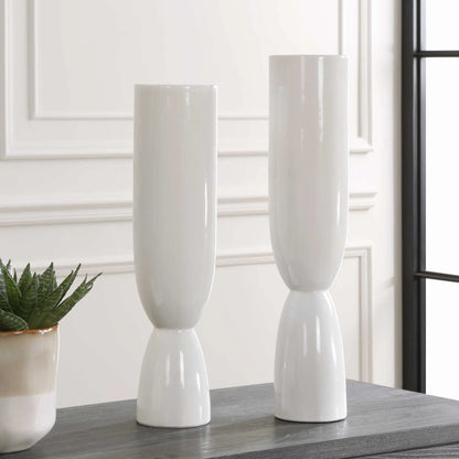 White Vases Set/2
