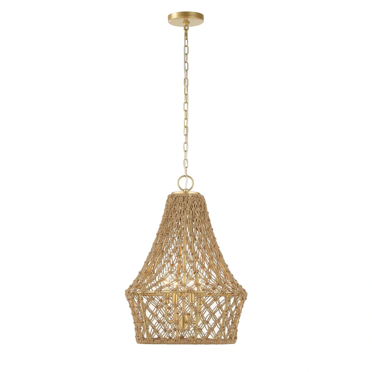 4 Light Rope Pendant