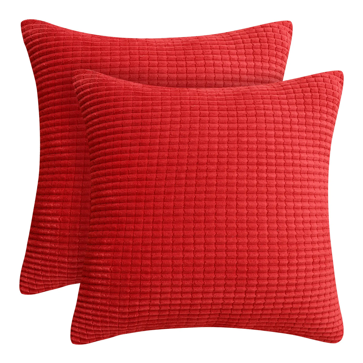 Elevate Your Home Decor with Deconovo's Luxurious Corduroy Stripe Throw Pillow Covers - Set of 2