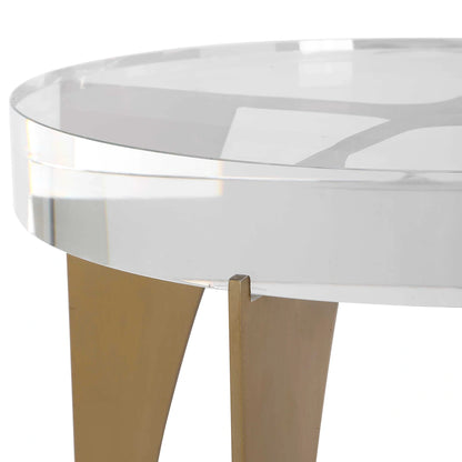 Brass Accent Table