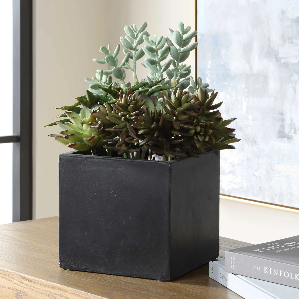 Indoor-Outdoor Succulent Arrangement