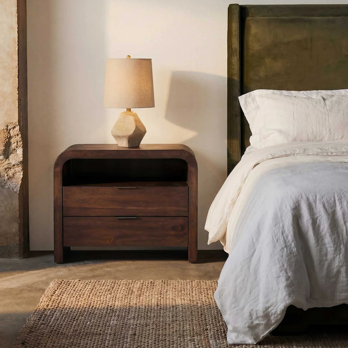 Dark Walnut Side Table