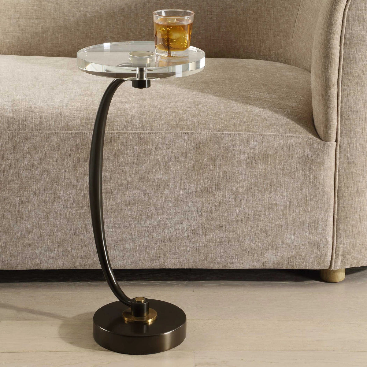 Brass Drink Table