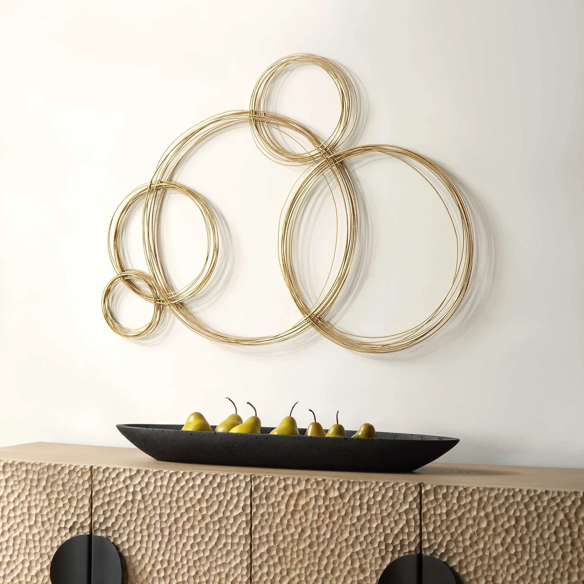 Spiral Metal Wall Decor