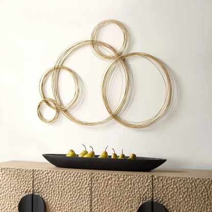 Spiral Metal Wall Decor