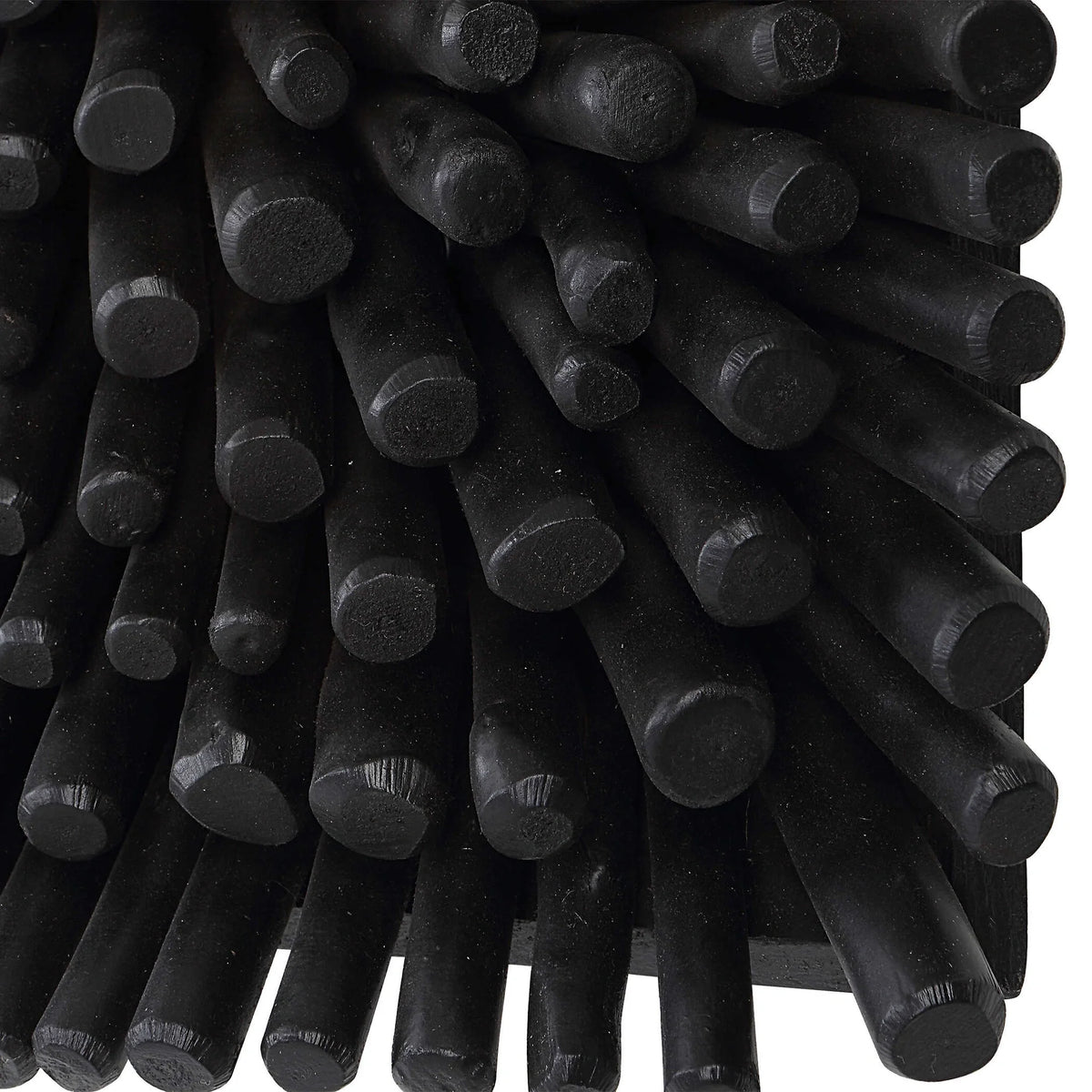 Satin Black Wood Wall Panel