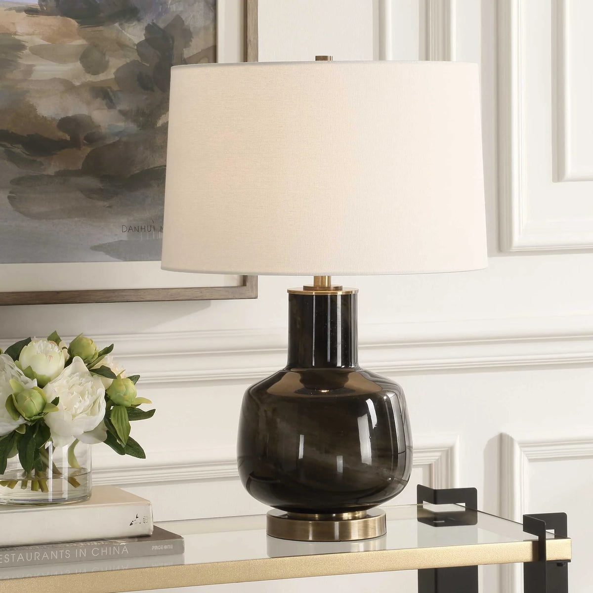 Charcoal Table Lamp