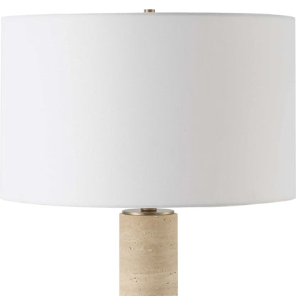 Travertine Floor Lamp