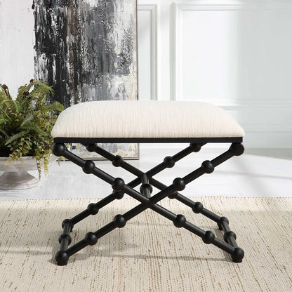 Bubble Leg Iron Bench