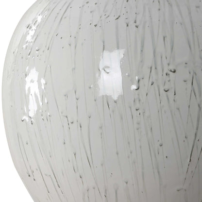 White Glaze Table Lamp