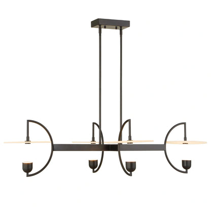 4 Light Linear LED Chandelier