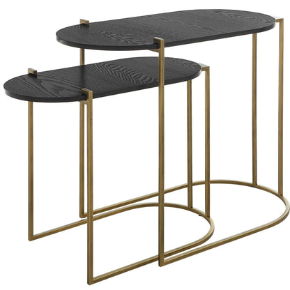 Wood Nesting Tables Set/2