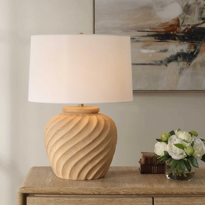 Terracotta Table Lamp