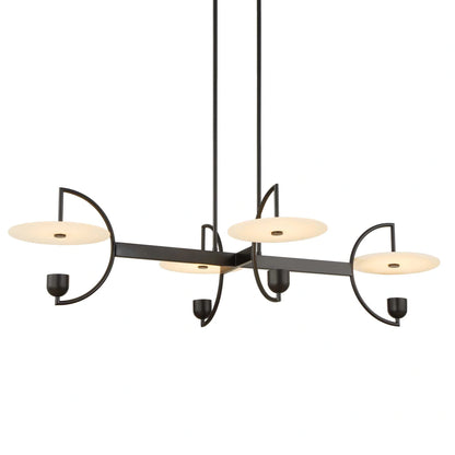 4 Light Linear LED Chandelier