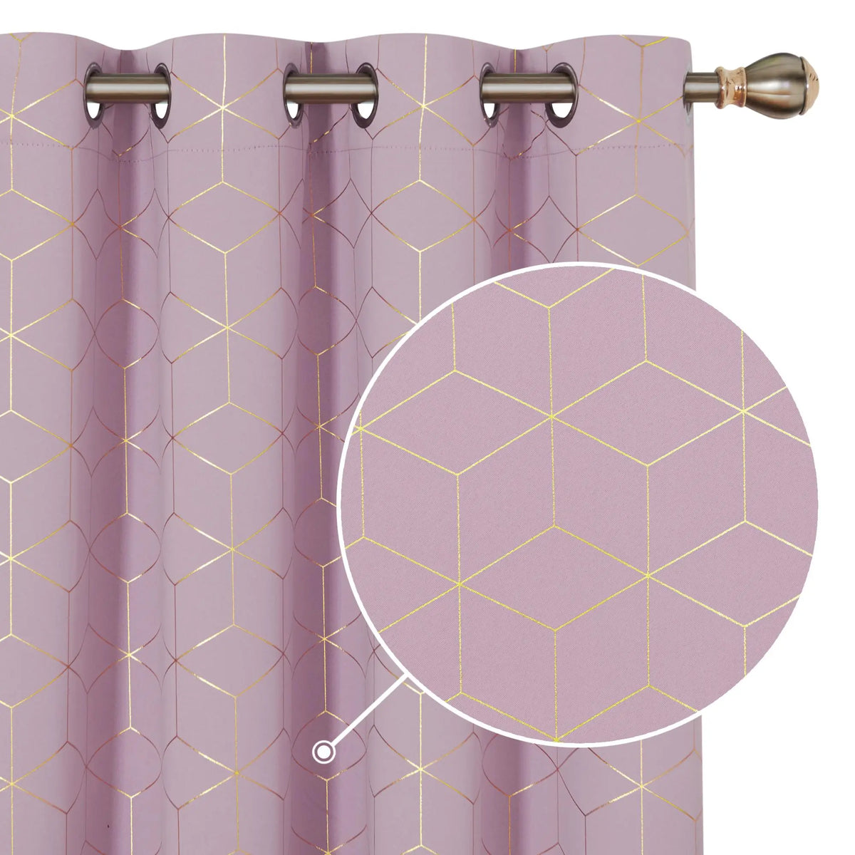 Blackout Curtain Panels | 100% Polyester, Thermal Insulated, Grommet Top | Wide Size Range, Set of 2