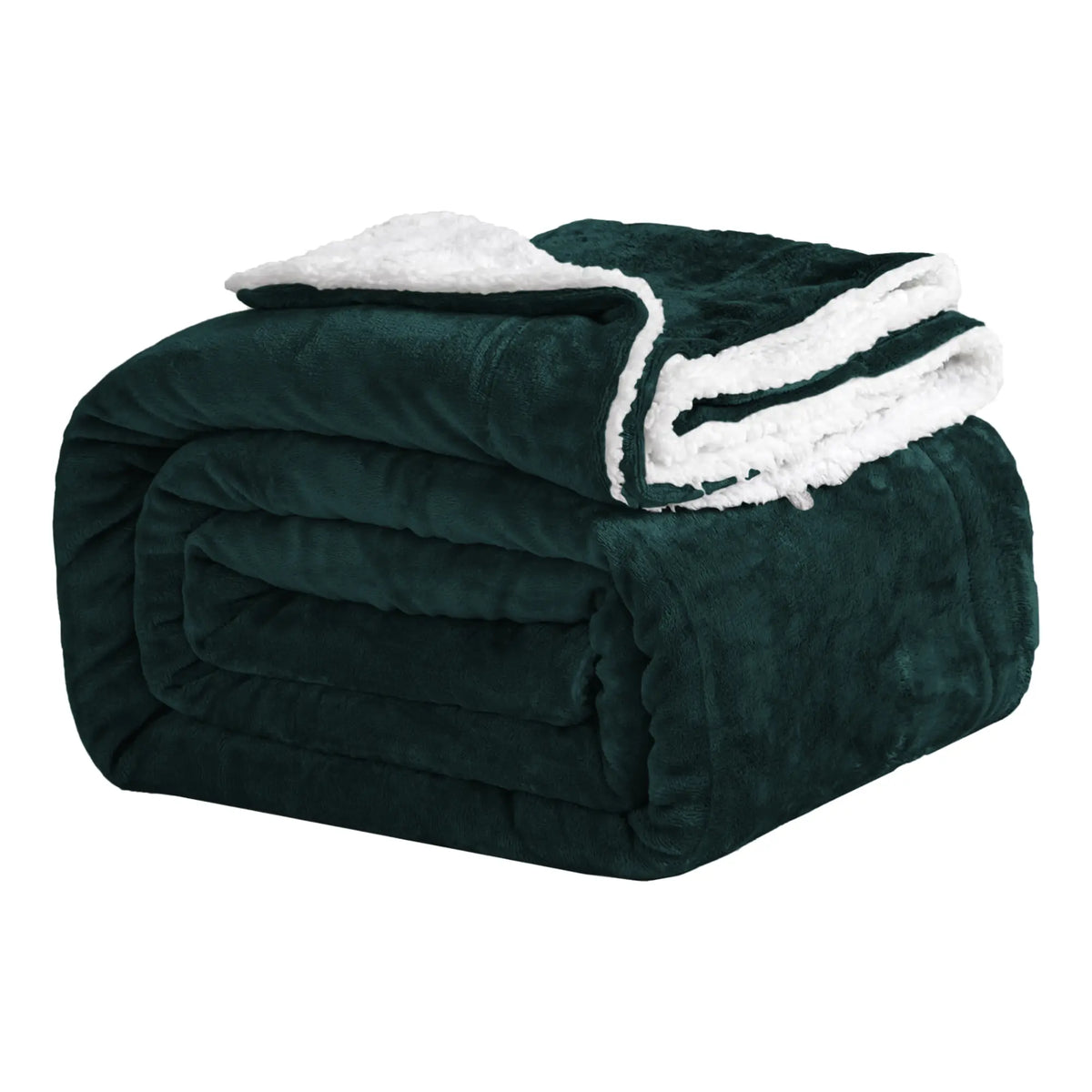 Imperial Homeware Sherpa Fleece Blanket, Dual-Layer 230 GSM Fleece and 180 GSM Sherpa, Warm Lightweight Throw for Bed, Sofa or Travel, Breathable Durable, King Queen Twin Throw Sizes, Easy Care