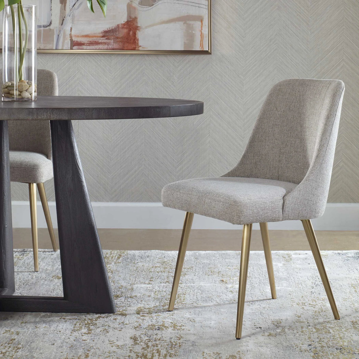 Gray Dining Chair