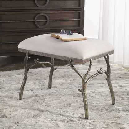 Small Fabric Bench
