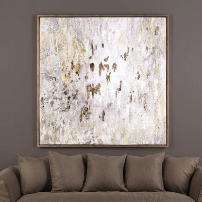 Gold Leaf Abstract Canvas