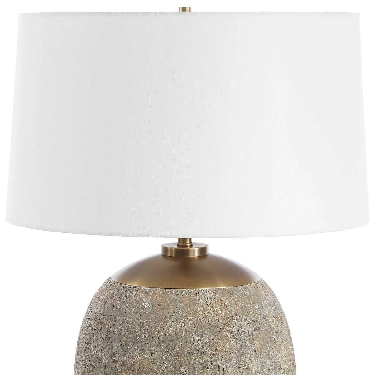 Textured Concrete Table Lamp