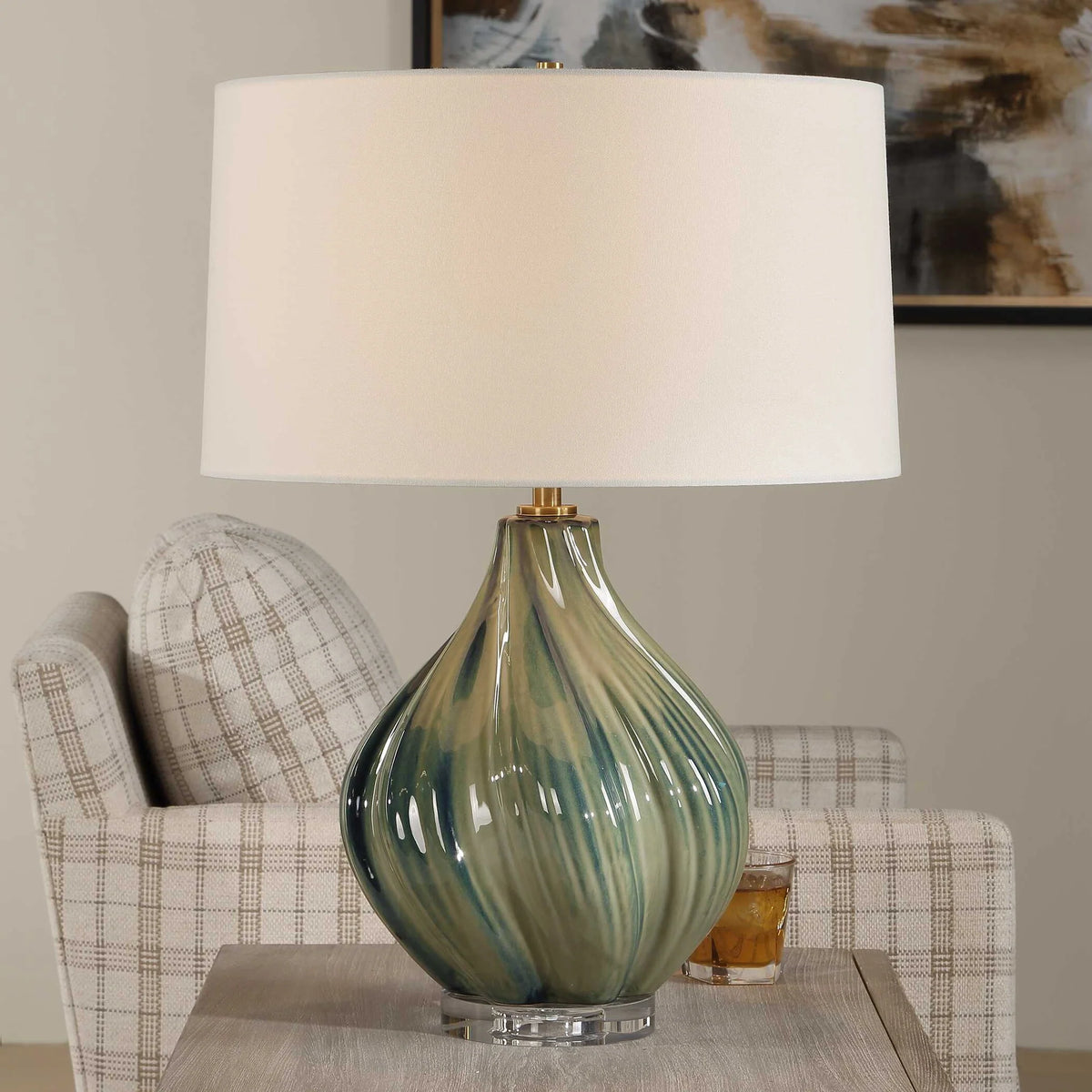 Green Table Lamp