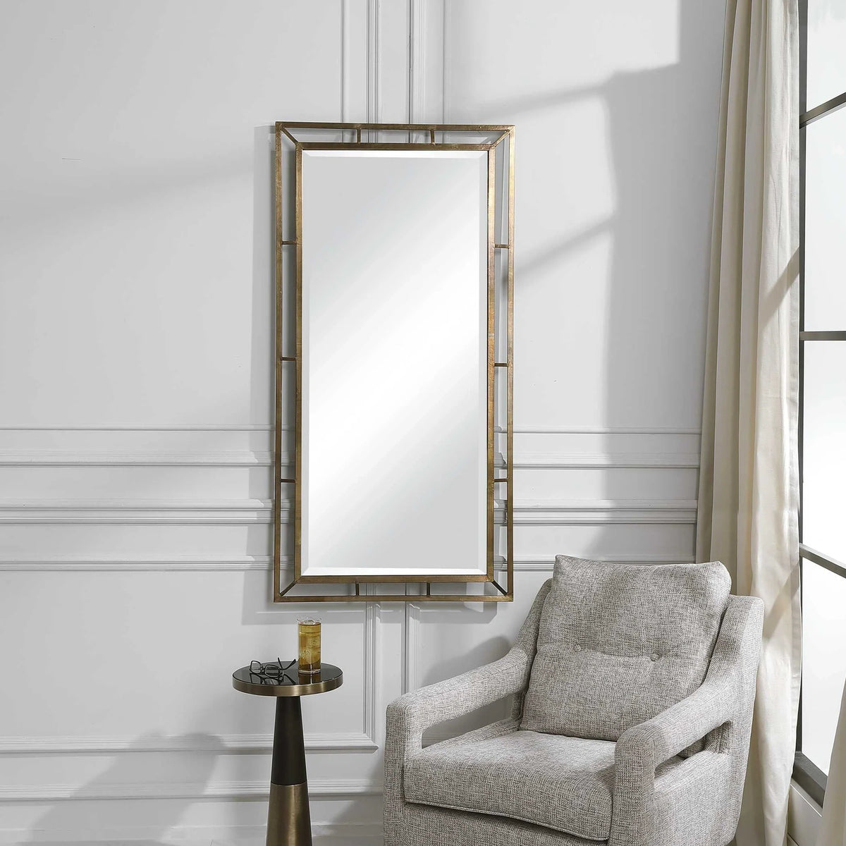 Copper Industrial Mirror