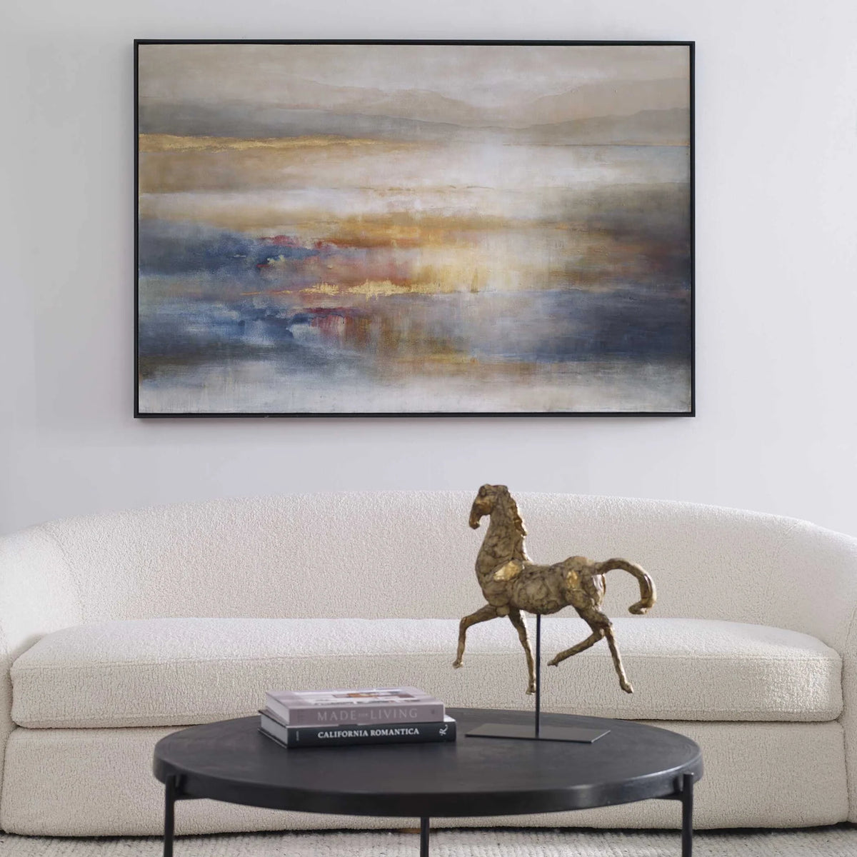 Hand-Painted Abstract Canvas Art