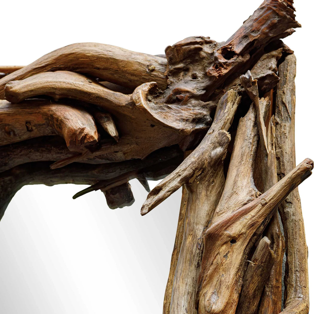 Natural Teak Root Mirror