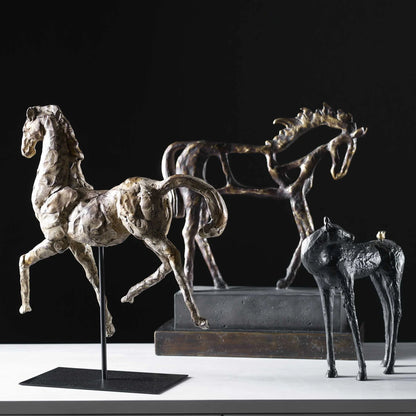 Horse & Bird Sculpture